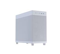 ASUS Prime AP303 White Edition - Carcasa de PC ATX de 44 litros, Soporte de GPU para hasta 360 mm de Longitud con Soporte Estructural, Soporte de radiador de 360 mm, Fuente de alimentación ATX de 180