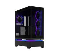 ASUS Prime AP304 ARGB ATX - Carcasa de Vidrio Templado para Videojuegos, 4 Ventiladores ARGB