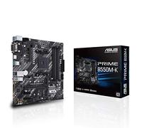ASUS Prime B550M-K AMD AM4 Zen 3 Ryzen 5000 y 3ª generación Ryzen Micro-ATX placa base (PCIe 4.0, memoria ECC, 1 Gb LAN, Dual M.2, USB 3.2 Gen 2 Tipo-A, HDMI 2.1 4K@60Hz, DVI, D-Sub) Plata
