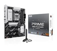 ASUS PRIME B850-PLUS WIFI - Placa base AMD B850 ATX, DDR5, PCIe 5.0 Ready, tres ranuras M.2, Wi-Fi 6E, Realtek 2.5Gb Ethernet, DisplayPort, HDMI, USB 10 Gbps Tipo-A y Tipo-C, BIOS FlashBack, Aura Sync