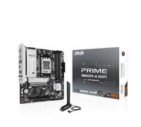 ASUS Prime B850M-A WiFi, Placa Base AMD mATX, Ranura DDR5, PCIe 5.0 Ready, 3 Ranuras M.2, Wi-Fi 6E, Ethernet Realtek 2.5 GB, DisplayPort, HDMI, USB-C Frontal de 5 Gbps, BIOS Flashback, Aura Sync