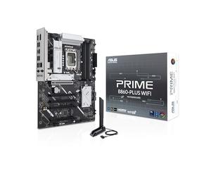 ASUS Prime B860-PLUS WiFi B860 LGA 1851 ATX Placa base, Intel® Core™ Ultra Series 2 lista, IA avanzada preparada para PC, 8+1+1+1 etapas, DDR5, PCIe 5.0, HDMI, USB 20Gbps Type-C®, 2 x M.2, WiFi 6E