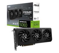 ASUS Prime GeForce RTX 5060 8 GB GDDR7 Tarjeta gráfica Compatible con SFF (PCIe 5.0, 8 GB GDDR7, HDMI/DP 2.1, 2,5 Ranuras, Ventiladores Axial-Tech, BIOS Dual)