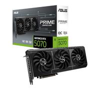 ASUS Prime GeForce RTX 5070 OC Edition 12GB GDDR7 - Tarjeta gráfica SFF-Ready (PCIe 5.0, 12GB GDDR7, HDMI/DP 2.1, 2.5 Ranuras, Ventiladores Axial-Tech, Dual BIOS)