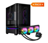 Asus Prime LC 360 aRGB + Prime AP202 TG aRGB - Refrigeración líquida 360mm + Caja ATX