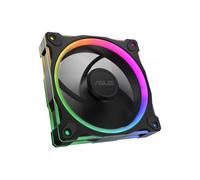 ASUS Prime MR120 ARGB Single Pack, Ventilador PWM de 120 mm, 20 LED ARGB, velocidad del ventilador de 1600 RPM, flujo de aire de 58 CFM, marco de 28 mm de grosor, Aura Sync