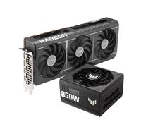 Asus Prime Radeon RX 9070 XT OC 16GB + TUF Gaming 850W - Tarjeta gráfica + Fuente