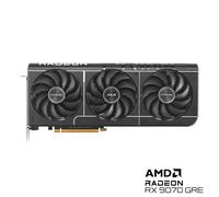 ASUS Prime AMD RX9070GRE O12G GDDR6 OC Edition - Tarjeta gráfica (PCIe 5.0, HDMI 2.1, DisplayPort 2.1, Ventiladores axiales, Dual BIOS)
