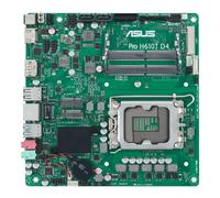 ASUS Pro H610T D4-CSM LGA 1700 (Intel 12ª generación e Intel vPro) Placa Base Comercial optimizada por TCO (PCIe 4.0, DP, LVDS, SO-DIMM DDR4, USB 3.2 Gen 2, Ranura M.2 E, núcleo Q-LED, Centro de