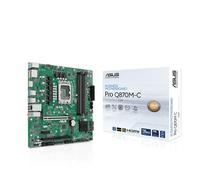ASUS Pro Q870M-C-CSM Business Mainboard Socket Intel LGA 1851 (Micro-ATX, Intel VPro, Memoria DDR5, PCIe 5.0, Q-LED Core, ASUS Control Center Express, SafeSlot)