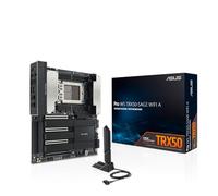 ASUS Pro WS TRX50-SAGE WiFi A, Placa Base AMD, Socket AMD sTR5 para CPU de hasta 96 núcleos, 36 etapas de alimentación, Ranura DDR5 ECC R-DIMM, Tres Ranuras M.2, Tres Ranuras PCIe 5.0, USB-C 20 Gbps
