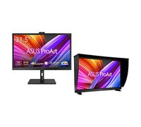 ASUS ProArt Display Monitor profesional 4K OLED de 31.5 pulgadas (PA32DC) - Colorímetro motorizado integrado, precisión de color ΔE<1, 99% DCI-P3, USB-C, calibración automática, compatible con monitor