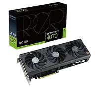 ASUS ProArt GeForce RTX™ 4070 OC Edition - Tarjeta gráfica de 12 GB GDDR6X (PCIe 4.0, 12 GB GDDR6X, DLSS 3, HDMI 2.1, DisplayPort 1.4a)
