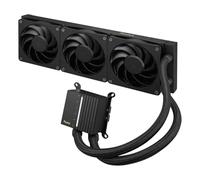 ASUS ProArt LC 360 - Sistema de refrigeración líquida AiO con medidor de estado del sistema iluminado y tres ventiladores Alphacool Apex Stealth Metal Power en negro mate