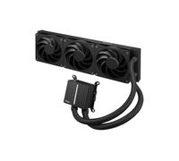 ASUS ProArt LC 360 - Sistema de Refrigeración Líquida AiO con Medidor de Estado del Sistema Iluminado y Tres Ventiladores Alphacool Apex Stealth Metal Power en Negro Mate