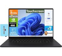 ASUS ProArt P16 AI Creator Laptop pantalla táctil OLED 4K de 16 pulgadas (AMD Ryzen AI 9 HX 370, 32GB LPDDR5X, 1TB SSD, GeForce RTX 4060, Copilot+, retroiluminado KB, Win 11 H) con hub DKZ