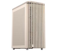 ASUS ProArt PA401 Wood Edition - Chasis ATX con Panel de Malla, Compatible con GPU de 314mm, Compatible con radiadores de 240 mm, Dos Ventiladores de 160mm, Soporte de PSU extraíble - Beige