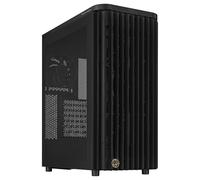 ASUS ProArt PA401 Wood Edition, Chasis ATX con Panel de Malla, Compatible con GPU de hasta 314mm, Compatible con radiadores de 240 mm, Dos Ventiladores de 160mm, Soporte de PSU extraíble
