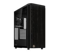 ASUS ProArt PA401 Wood Edition, Chasis PC ATX para Torre Mediana, Panel Frontal de Madera, Panel Lateral de Cristal Templado, 2 Ventiladores de 160 mm con aspas anulares, Bloqueo de Botones