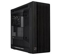 ASUS ProArt PA602 Wood Edition - Chasis para Ordenador E-ATX (Panel Lateral de Cristal Templado, Dos Ventiladores de 200 x 38 mm, radiador de 420 mm, USB Tipo-C, Indicador de Polvo IR)