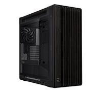 ASUS ProArt PA602 Wood Edition - Chasis para Ordenador E-ATX (Panel Lateral de Cristal Templado, Dos Ventiladores de 200 x 38 mm, radiador de 420 mm, USB Tipo-C, Indicador de Polvo IR)