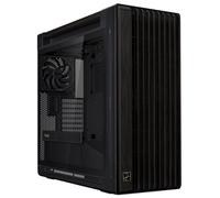 ASUS ProArt PA602 Wood Edition - Chasis para Ordenador E-ATX (Panel Lateral de Metal, Dos Ventiladores de 200 x 38 mm, radiador de 420 mm, USB Tipo-C, Indicador de Polvo IR)