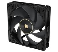 ASUS ProArt PF120 Single Pack - Ventilador PMW de 120mm, Alto Rendimiento, Marco de 28 mm, aspas LCP, Funcionamiento silencioso, ingeniería de precisión, Conectores en Cadena, Color Negro