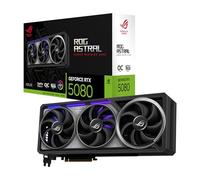 ASUS ROG Astral GeForce RTX™ 5080 OC Edition - Tarjeta gráfica para Juegos (PCIe® 5.0, 16 GB GDDR7, HDMI®/DP 2.1, 3.8 Ranuras, diseño de 4 Ventiladores, Ventiladores de tecnología axial, cámara de