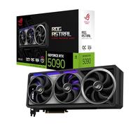 ASUS ROG Astral GeForce RTX™ 5090 OC Edition - Tarjeta gráfica para juegos (PCIe® 5.0, 32 GB GDDR7, HDMI®/DP 2.1, 3.8 ranuras, diseño de 4 ventiladores, ventiladores de tecnología axial, cámara de