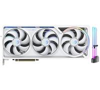 ASUS ROG Astral GeForce RTX 5090 White OC Edition GPU, 32GB GDDR7, 3352 AI Tops, DLSS 4, 512 bits, DP 2.1b x3, HDMI 2.1b x2, creación de contenido AI, inferencia LLM, con soporte para GPU