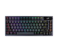 ASUS ROG Azoth 75 Wireless DIY Custom Gaming Keyboard, Pantalla OLED, Montaje en Caja de Gas, vaporización de Tres Capas, Intercambiable en Caliente pre-lubed ROG NX Red Switches y estabilizadores de