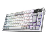 ASUS ROG Azoth 75 - Teclado inalámbrico para Juegos, Pantalla OLED, Montaje en Junta, amortiguación de Tres Capas, interruptores de Nieve ROG NX prelubricados en Caliente, Teclas PBT, RGB, Negro