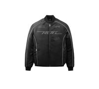 ASUS ROG Bomber Jacket Negro - Chaqueta bomber - Estampados reflectantes - Exterior de nailon a prueba de viento - Forro de poliéster, Negro , XL