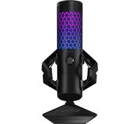 ASUS ROG Carnyx - Micrófono USB Gaming (cápsula de Condensador de 25 mm, 192 kHz/24 bits, cardioide, Filtro de Paso Alto, Filtro antipop, Soporte metálico antichoque, Aura Sync RGB), Negro