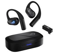 ASUS ROG Cetra Open Wireless - Auriculares Gaming (2,4 GHz y BT, ROG SpeedNova, Controladores de diafragma Recubiertos de DLC de 14,2 mm, cancelación de Ruido IA, 16 h de reproducción, IPX5) - Negro