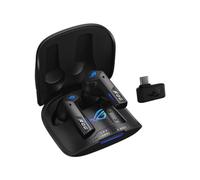 ASUS ROG Cetra True - Auriculares inalámbricos para Juegos (2.4 GHz y Bluetooth 5.3, ROG SpeedNova, Audio de 24 bits a 96 kHz, Dirac Opteo, micrófonos AI de conducción ósea, ANC adaptativo, duración