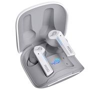 ASUS ROG Cetra True Wireless - Auriculares intraurales Gaming (Bluetooth de baja latencia, cancelación de ruido activa, batería de hasta 27h, IPX4, carga inalámbrica), Blanco lunar