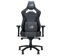 ASUS ROG Chariot X Core Silla Gaming con Iluminación Aura RGB, Reposabrazos 4D Ajustables, Tela Gris, Peso Máx. 136 kg