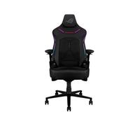 ASUS ROG Courser - Silla Gaming, reclinación dinámica Sincronizada, reclinación de 155 Grados, Soporte Lumbar, reposabrazos 4D, reposacabezas magnético, iluminación RGB, Piel sintética, Negro
