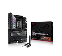 ASUS ROG Crosshair X670E Hero (WiFi 6E) Socket AM5 (LGA 1718) Ryzen 7000 Placa base para juegos (18+2 etapas de potencia, PCIe® 5.0, ranuras DDR5, 5xM.2, panel frontal USB 3.2 Gen 2x2, USB4®, Wi-Fi 6E