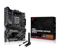 ASUS ROG Crosshair X870E Apex - Placa Base AMD ATX, 18+2+2 etapas de Potencia, Ranuras DDR5, PCIe 5.0 Compatible con GPU de próxima generación, Cinco Ranuras M.2, Wi-Fi 7, USB4, overclocking con IA