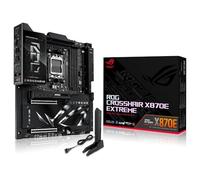 ASUS ROG Crosshair X870E Extreme - Placa Base AMD E-ATX, 20+2+2 etapas de Potencia, DDR5, PCIe 5.0 Compatible con GPU de próxima generación, Cinco M.2, Wi-Fi 7, ASUS AI Advisor, LCD de 5 Pulgadas