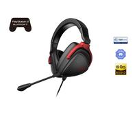 ASUS ROG Delta S Core - Auriculares Gaming Ligeros de 3.5 mm con transductores Essence de 50 mm, Sonido Envolvente 7.1 Virtual, compatibles con PC, Playstation 5, Nintendo Switch y Xbox