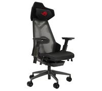 ASUS ROG Destrier Ergo Silla Gaming con Asiento de Malla, Respaldo de Rejilla, Reposabrazos 3D, Ajuste 90-135°, Capacidad 150 kg - Negro/Gris/Aluminio