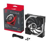 ASUS ROG Eurux GR120 ARGB PWM Ventilador de 120 mm PWM, 2600 RPM, diseño patentado de cadena de margaritas, iluminación personalizada