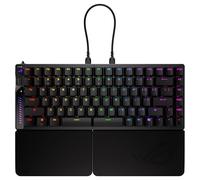 ASUS ROG Falcata Teclado Gaming 75% Dividido, interruptores magnéticos ROG HFX V2, PBT, ROG Hall, Rapid Trigger, conectividad trimodal, ROG SpeedNova, amortiguación de Cuatro Capas, QWERTY US