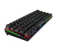 ASUS ROG Falchion 65% Teclado para Juegos inalámbrico y USB, mecánico, Interruptor Cherry MX Rojo, RGB, Teclas ABS, 2,4 GHz, Panel táctil Lateral, Estuche, Macro, diseño Italia, Negro