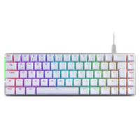 ASUS ROG Falchion Ace Wht RGB Gaming Teclado (disposición Alemana, Factor de Forma del 65%, Panel táctil, interruptores Rojos ROG NX mecánicos, 2 Puertos USB-C, ergonómico, Aura Sync, Cubierta del