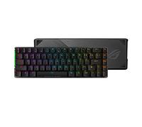 ASUS ROG Falchion NX 65% Teclado mecánico inalámbrico RGB para juegos | ROG NX interruptores lineales rojos, teclas PBT de doble calor, cableado/2.4G Hz, panel táctil, funda de teclado, soporte macro