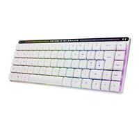 ASUS ROG Falchion RX - Teclado inalámbrico Compacto para Juegos 65% de Perfil bajo, interruptores ópticos ROG RX Rojos prelubricados, Espuma amortiguadora de Silicona, Panel táctil Interactivo,